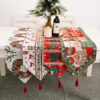 Wholesale Christmas Decorative Products Knitted Fabric Table Flag