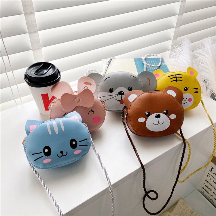 Wholesale PU Cartoon Animal Kids Bag