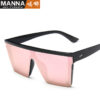 Wholesale PC Large Frame One Piece Sunglasses