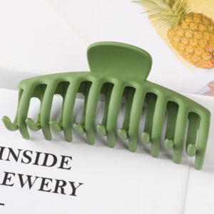 Frosted S109-4# Green 11cm Clamp / Independent OPP bag packaging