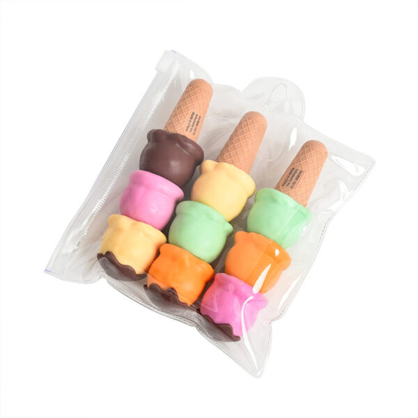 19603534459_2139202175 Wholesale Plastic Building Block Assembly Ice Cream 5-color Fluorescent Pen