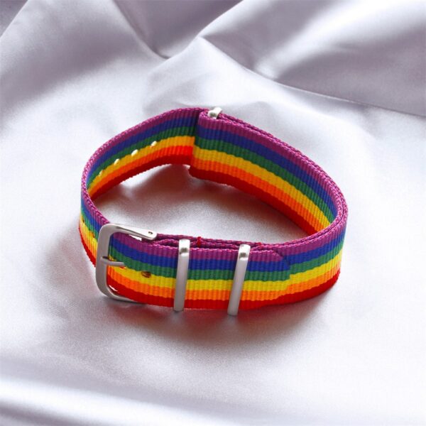 Wholesale Rainbow Canvas Bracelet