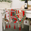 Wholesale Christmas Decorative Products Knitted Fabric Table Flag