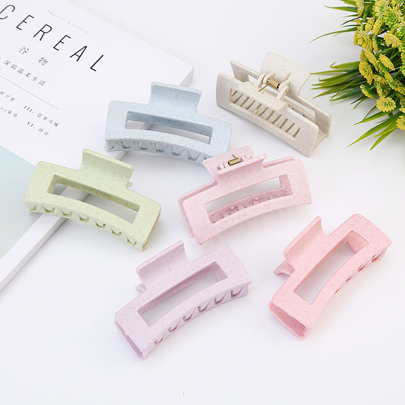 Wholesale Large Square Cutout Resin Hair Clips