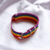 Wholesale Rainbow Canvas Bracelet