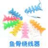 Wholesale Cartoon PVC Large/small Fishbone Earphone Splitter