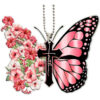 Wholesale Butterfly Acrylic Keychain Accessories
