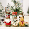 19761027384_826251901 Wholesale Christmas Decoration Supplies Knitting Faux Bark Fabric Wine Bottle Cover