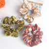 Wholesale Satin Large Intestine Hair Band Simple Joker Headband Small Daisy Elastic