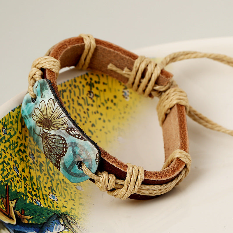 Wholesale Heat Press Leather Bracelet