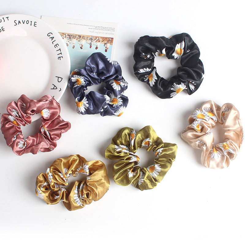 Wholesale Satin Large Intestine Hair Band Simple Headband Small Elastic