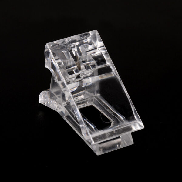 Wholesale Crystal Clip Extension Clip Nail Art Plastic