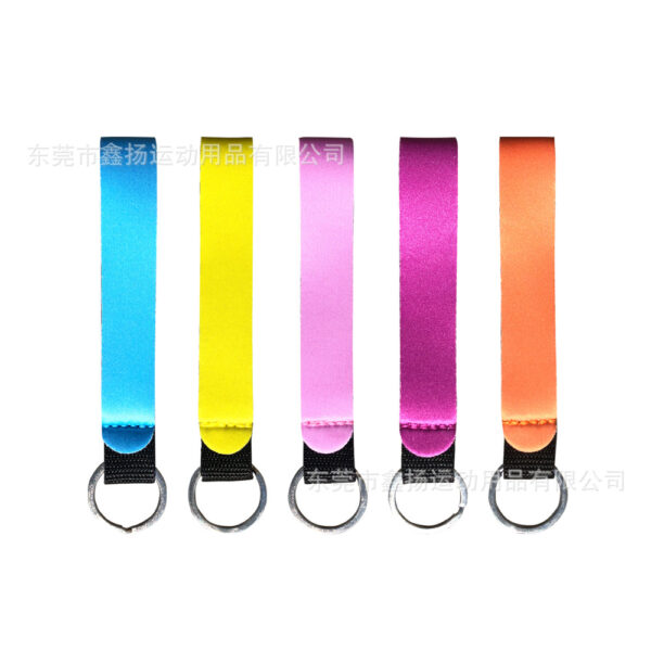 Wholesale Rubber Lanyard Wrist Keychain Accessories