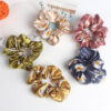 Wholesale Satin Large Intestine Hair Band Simple Joker Headband Small Daisy Elastic