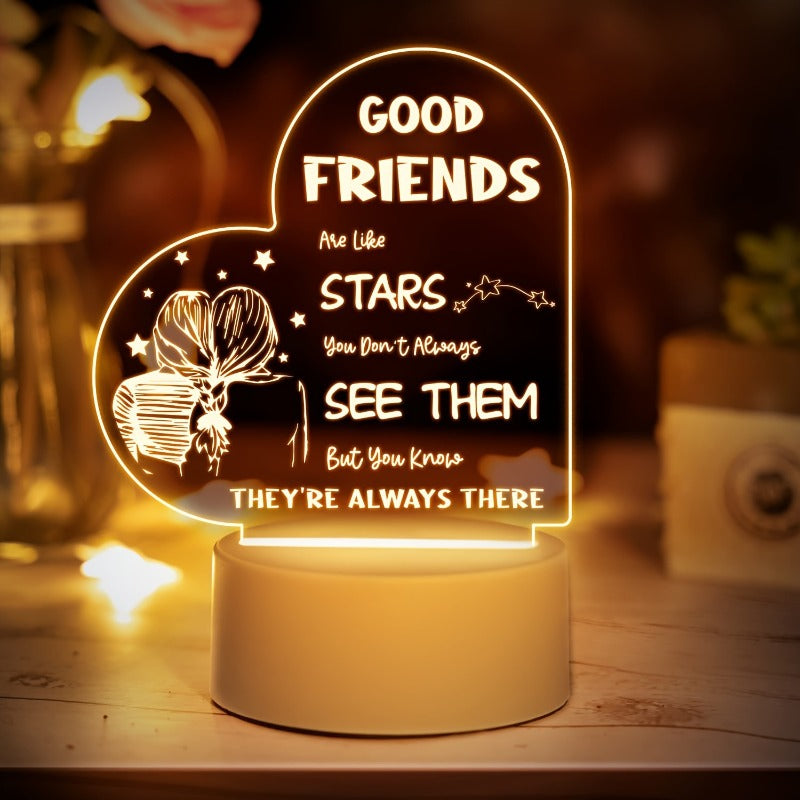 Wholesale Mother's Day Rechargeable Transparent Acrylic Gift Ornaments