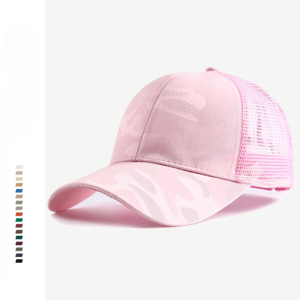 Wholesale Versatile Camouflage Sports Breathable Mesh Hard Top Baseball Cap