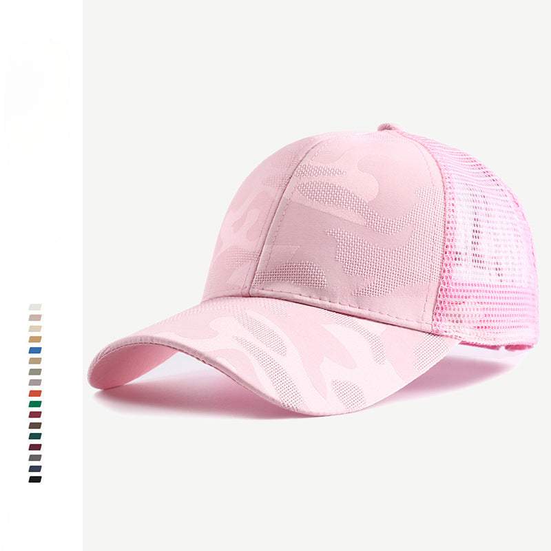 Wholesale Versatile Camouflage Srts Breathable Mesh Hard Top Baseball Cap