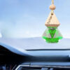 Wholesale Car Triangular Wooden Cover Perfume Rearview Mirror Aromatherapy Essential Oil Hanger