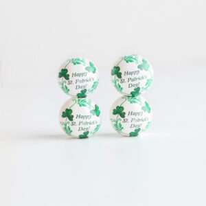 Wholesale Beads Wood St. Patrick's Day 10pcs Mardi Gras OLY-BDS-DJ006