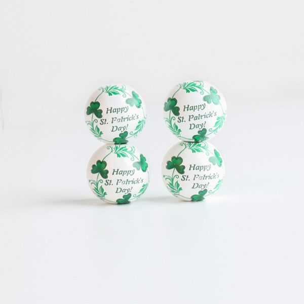 Wholesale Beads Wood St. Patrick's Day 10pcs Mardi Gras OLY-BDS-DJ006