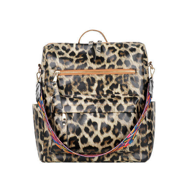 20006550217_1495844422 Wholesale PU Leopard Backpack