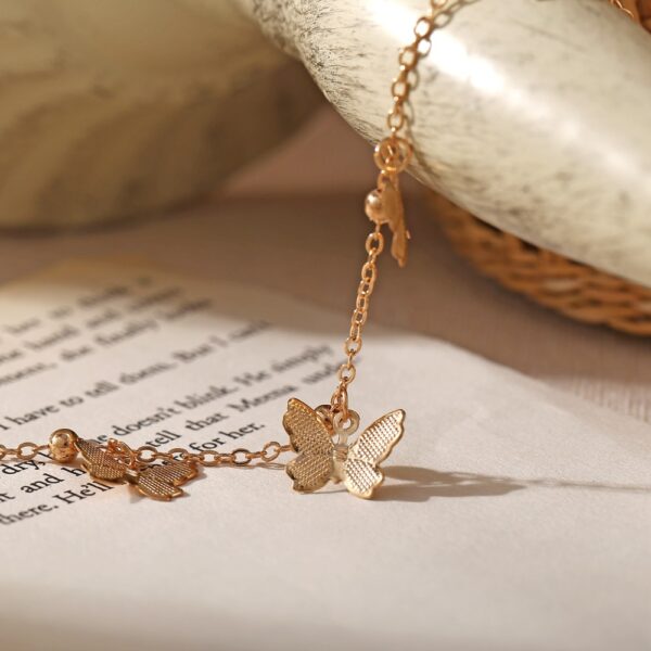 20142498388_793437558 Wholesale Hollow Butterfly Alloy Ankle Chains