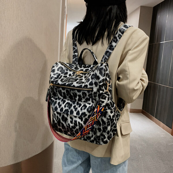 20159711849_1495844422 Wholesale PU Leopard Backpack