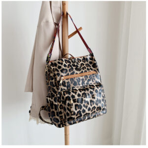 Brown leopard print