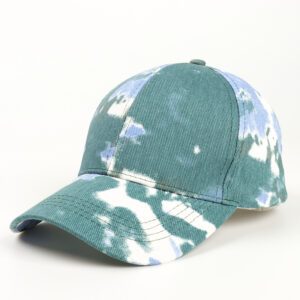 Horsetail tie-dye-Blue White / Adjustable