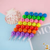 Wholesale Plastic Candied Haws 7 Color Crayon Graffiti Pen