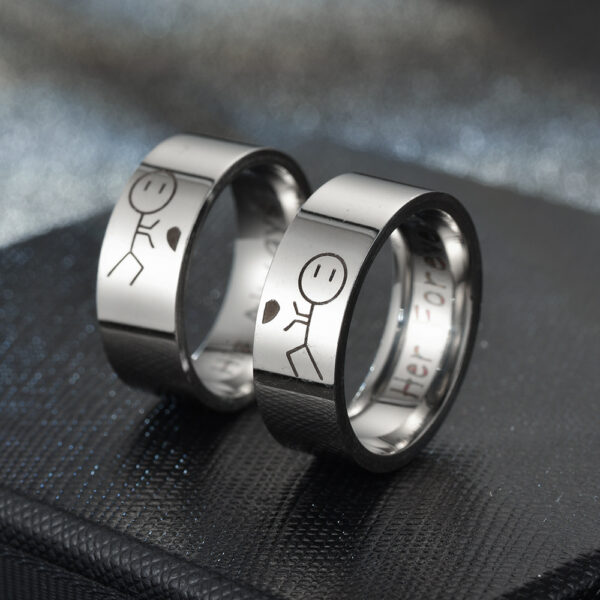 20324327128_7769366 Wholesale Couple Titanium Rings