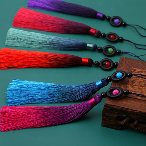 20352055451_1407125116 Wholesale 16CM Lucky Beads Gradient Tassel Tassel
