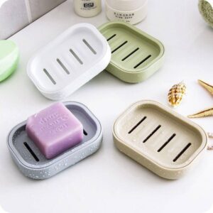 20373354274_2077212996 Wholesale Plastic Double Layer Covered Portable Soap Holder Soap Holder