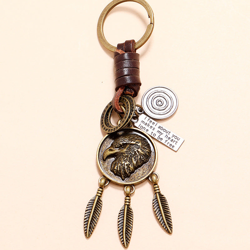 Wholesale Alloy Eagle Pendant Creative Key Chain