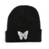 20444307710_1607986714 Wholesale Butterfly Printed Wool Knitted Hats