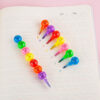 Wholesale Plastic Candied Haws 7 Color Crayon Graffiti Pen