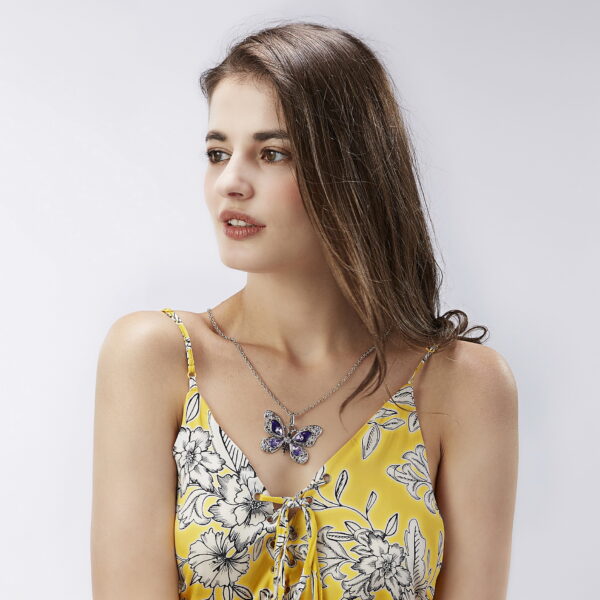 Wholesale Multicolor Butterfly Alloy Necklaces