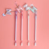 Wholesale Plastic Sequin Butterfly Pendant Gel Pen