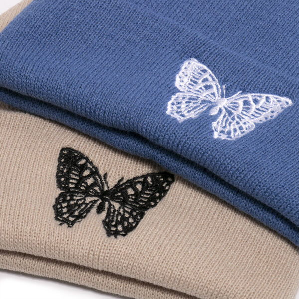 20518264178_1607986714 Wholesale Butterfly Printed Wool Knitted Hats