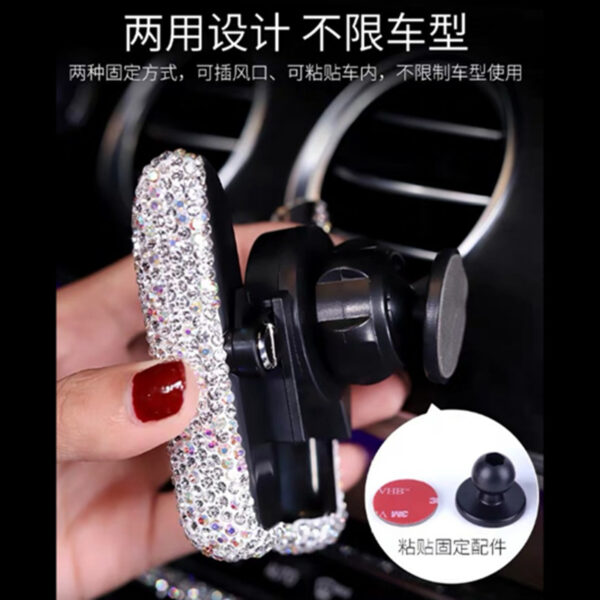 Wholesale Plastic Diamond Car Phone Holder