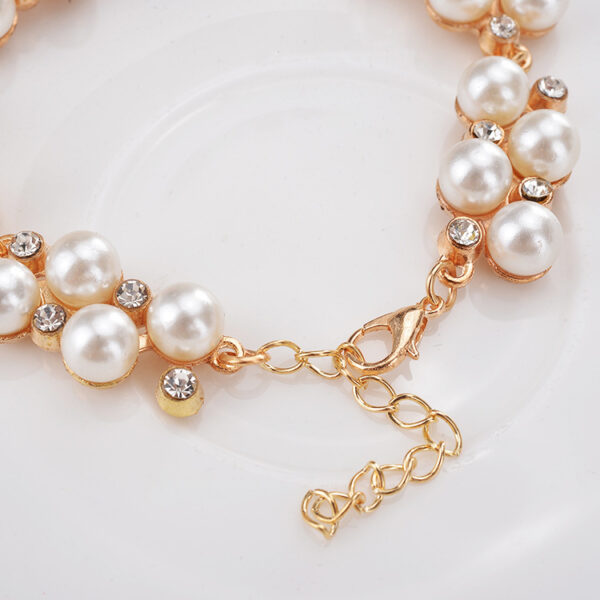 20558905642_773361498 Wholesale Water Diamond Pearl Alloy Bracelet