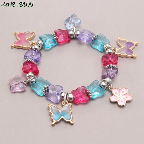 20568690332_455272578 Wholesale Mermaid Butterfly Beaded Bracelet