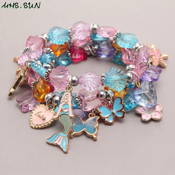 20568693303_455272578 Wholesale Mermaid Butterfly Beaded Bracelet