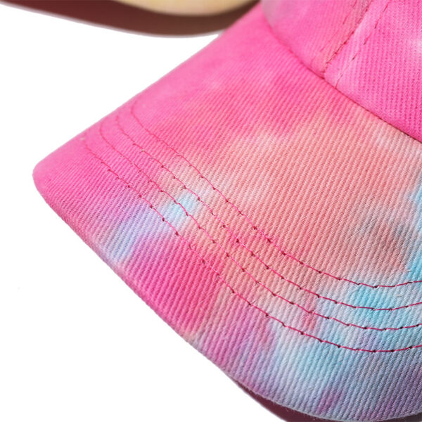 20572137593_1101268015 Wholesale Tie Dye Loop Cross Starry Pattern Ponytail Baseball Cap