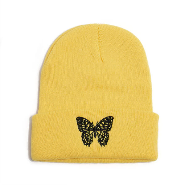 20599772276_1607986714 Wholesale Butterfly Printed Wool Knitted Hats