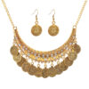 Wholesale Simple Versatile Coin Set Alloy Necklace