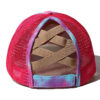 20647570868_1101268015 Wholesale Tie Dye Loop Cross Starry Pattern Ponytail Baseball Cap