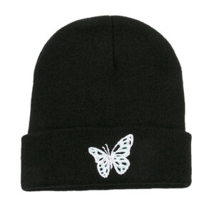 White Butterfly Black / M(56-58cm)