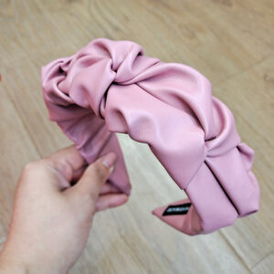 Pink leather flower brace