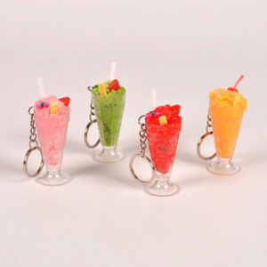 20799472148_339194954 Wholesale Simulation Ice Cream Sundae PVC Keychains
